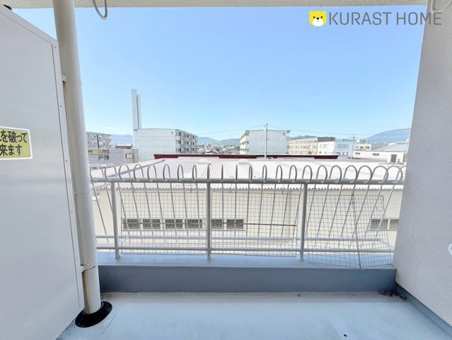 西京極大門ハイツ　4階のバルコニー