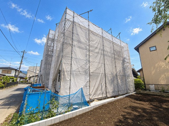 御殿場市萩原の新築一戸建の外観|９／１４撮影
