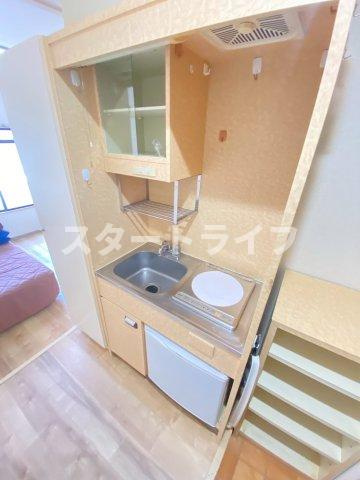 大阪市東淀川区東中島１丁目の賃貸マンションのキッチン