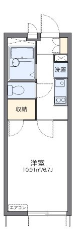 レオパレスＴＫ　ｏｎｅの間取り