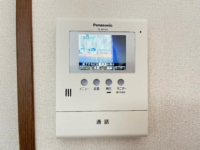 加古川市野口町良野のアパートのセキュリティ|カメラ付インターホン