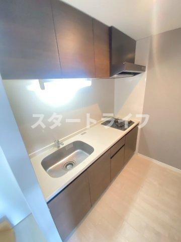 大阪市東淀川区東淡路５丁目の賃貸マンションのキッチン