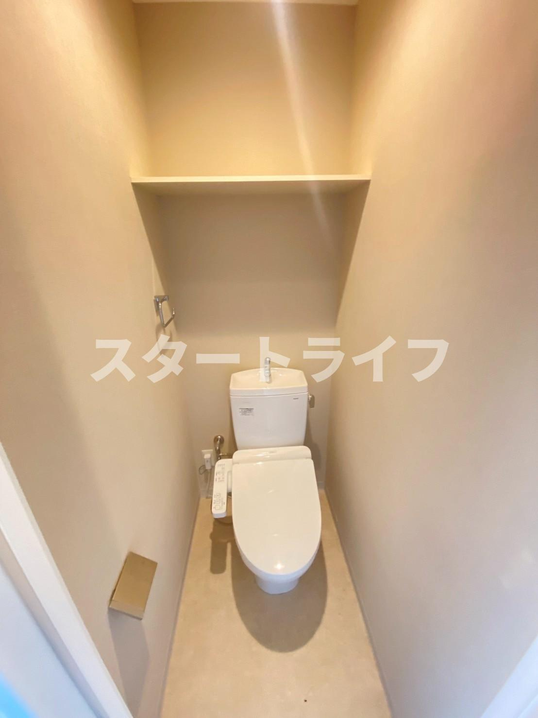 大阪市東淀川区東淡路５丁目の賃貸マンションのトイレ