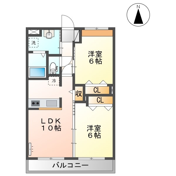 モンクールの間取り