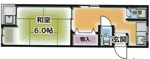 マンション福田の間取り