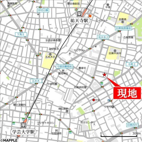 TRI FIELDの地図