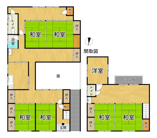 常滑市新開町2丁目　中古戸建の間取り