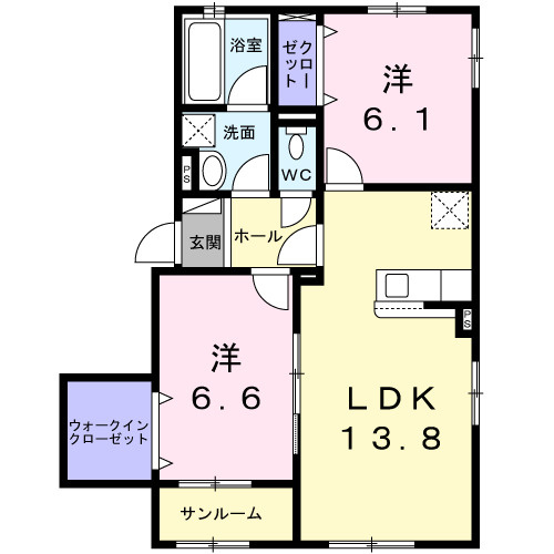 【間取り】 | メゾン　ドゥ　カラン