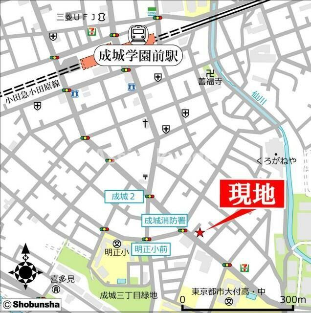テラス中の原の地図
