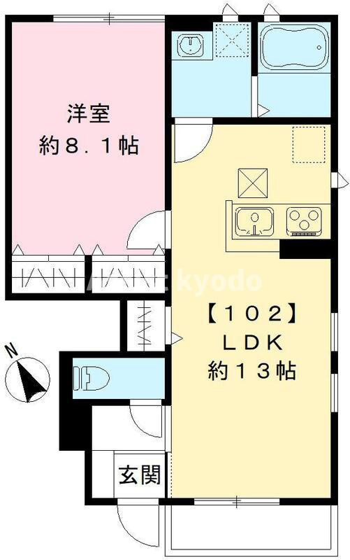 テラス中の原の間取り