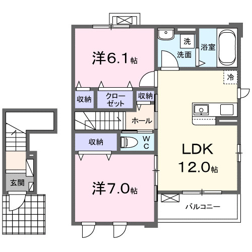 ミーサの間取り