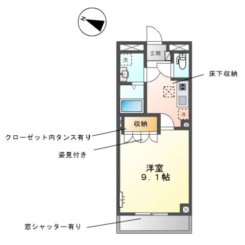 エスポアール・エルクの間取り