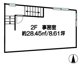 都島本通り１棟貸店舗の間取り