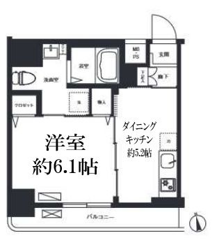 リーノ新宿若松町の間取り