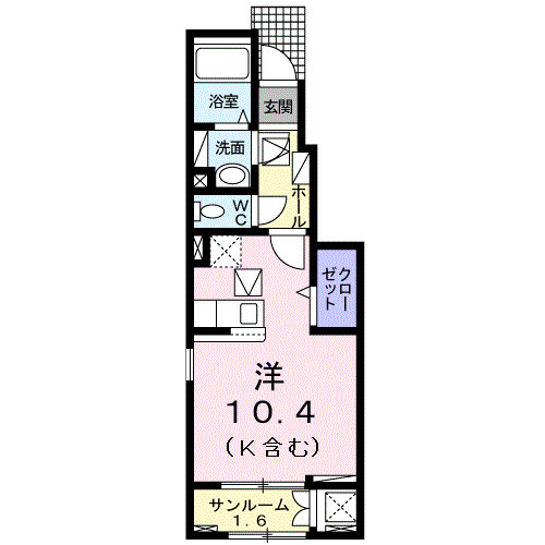Ｌｉｂｅｒｔｙ東辻の間取り
