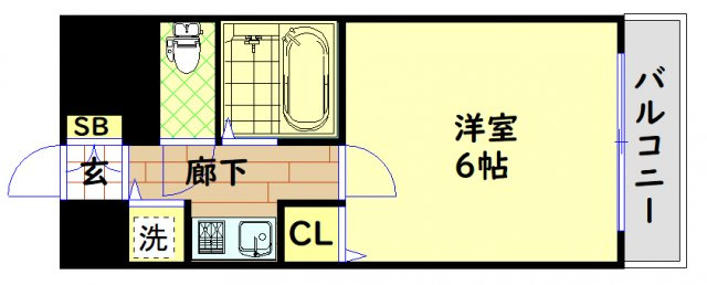 【間取り】 | リーガル西長堀