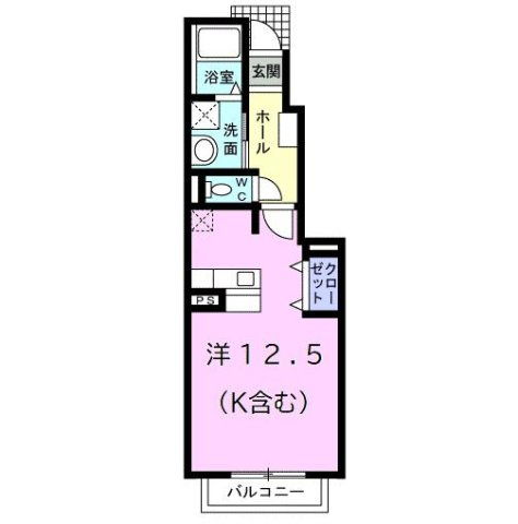 アームズ横山Ⅱの間取り