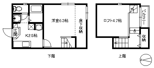 【間取り】 | POLARIS CITYⅠ