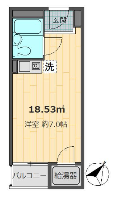 シャルマン文京千駄木の間取り