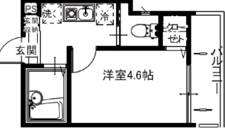 メルディアお花茶屋の間取り