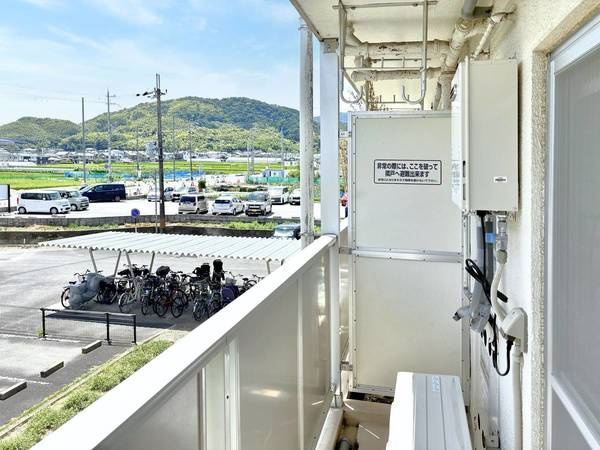 ビレッジハウス長岡3号棟のバルコニー|ビレッジハウスの同一物件・同一タイプの間取りの写真です