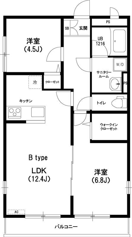 リブリ・桜が丘Ⅱの間取り