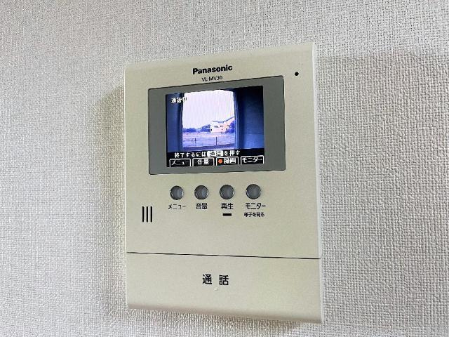 加古川市野口町野口のアパートのセキュリティ|カメラ付インターホン