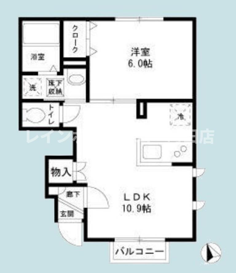 エスポワール・Ｍ※初期費用分割後払いサービス利用可能物件の間取り