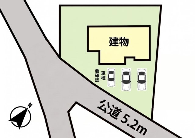 鉾田市常磐　中古戸建の区画図