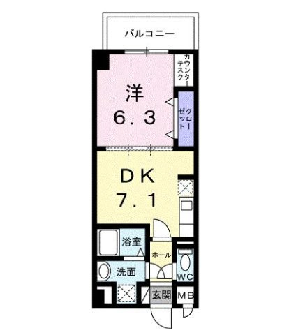 フロレゾンの間取り