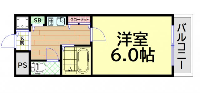 【間取り】 | アーバンパレス九条