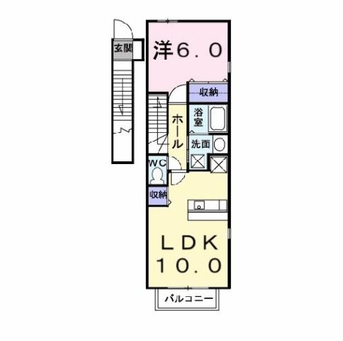 レジデンス　ゼファーの間取り