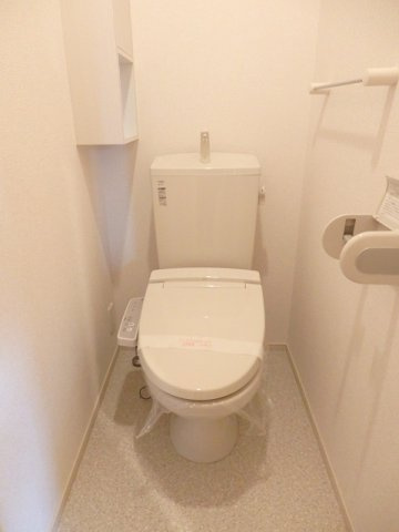サニーブリーズ物見東　Ａのトイレ|シンプルで使いやすいトイレです