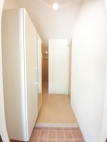 グリーングラスＢの玄関|きれいな玄関です