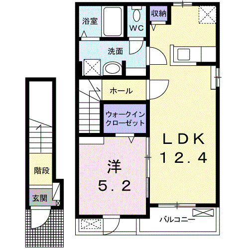 ジェミニ　Ａの間取り
