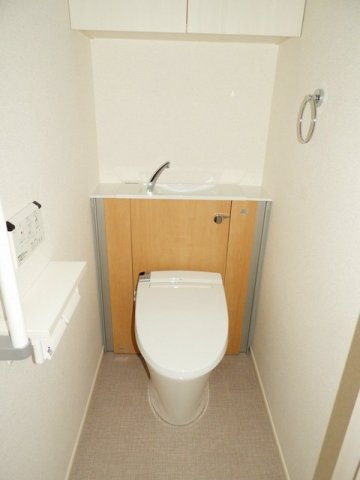 サンタルシアのトイレ|ゆったりとした空間のトイレです