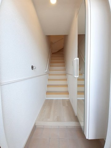 あかつき　Ｂの玄関|シンプルで使いやすい玄関です