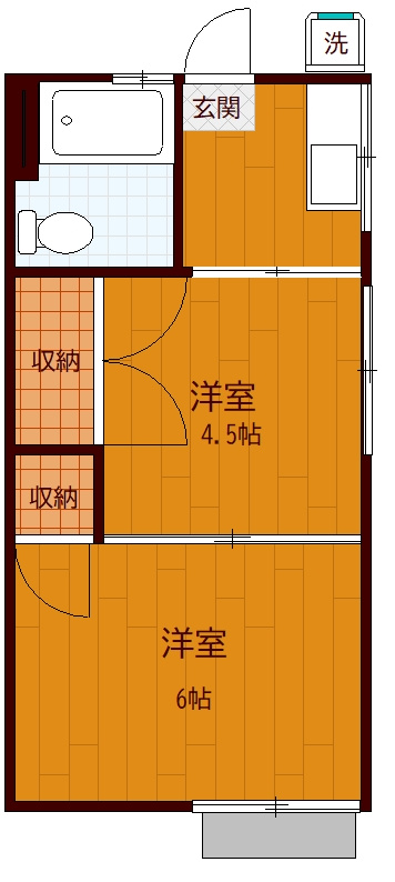 フォレスタ流山の間取り