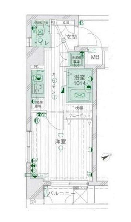パークウェル湯島の間取り