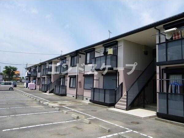 アンジェラスBの外観|高崎、前橋のお部屋探しはエンドスケープまで！お客様の理想お聞かせ下さい♪