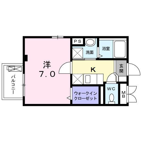 Ｖｉｌｌａ　ｗｉｓｔｅｒｉａの間取り