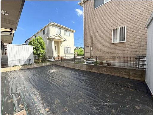 野田市光葉町　中古戸建　平成16年築　の庭