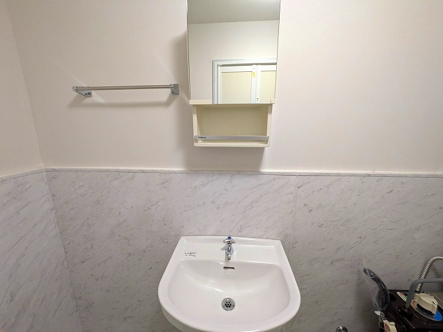 大倉マンションの洗面所