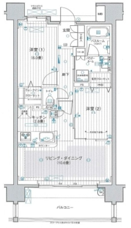 パレステージ西新井本町の間取り|間取りです。