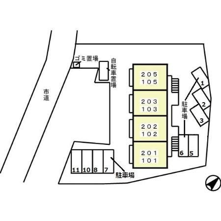 ルミエールモナリエの区画図