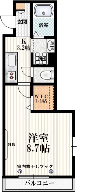 アスティオン日暮里の間取り|★角部屋・２面採光★