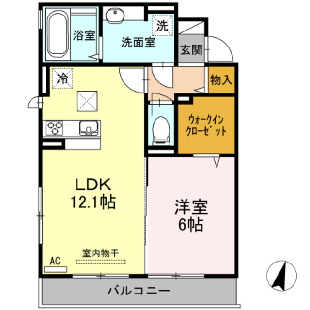 ロイヤルビューⅡの間取り