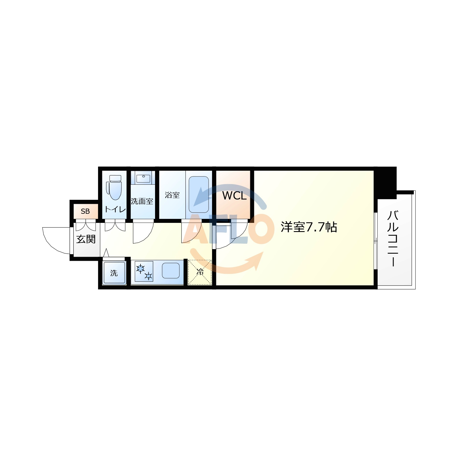 サムティ福島NORTHの間取り|サムティ福島NORTH　間取り