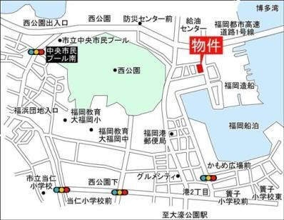 ＫＤＸレジデンス西公園の地図