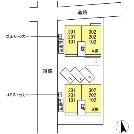 ウェントゥス/アネモス　アネモスの区画図